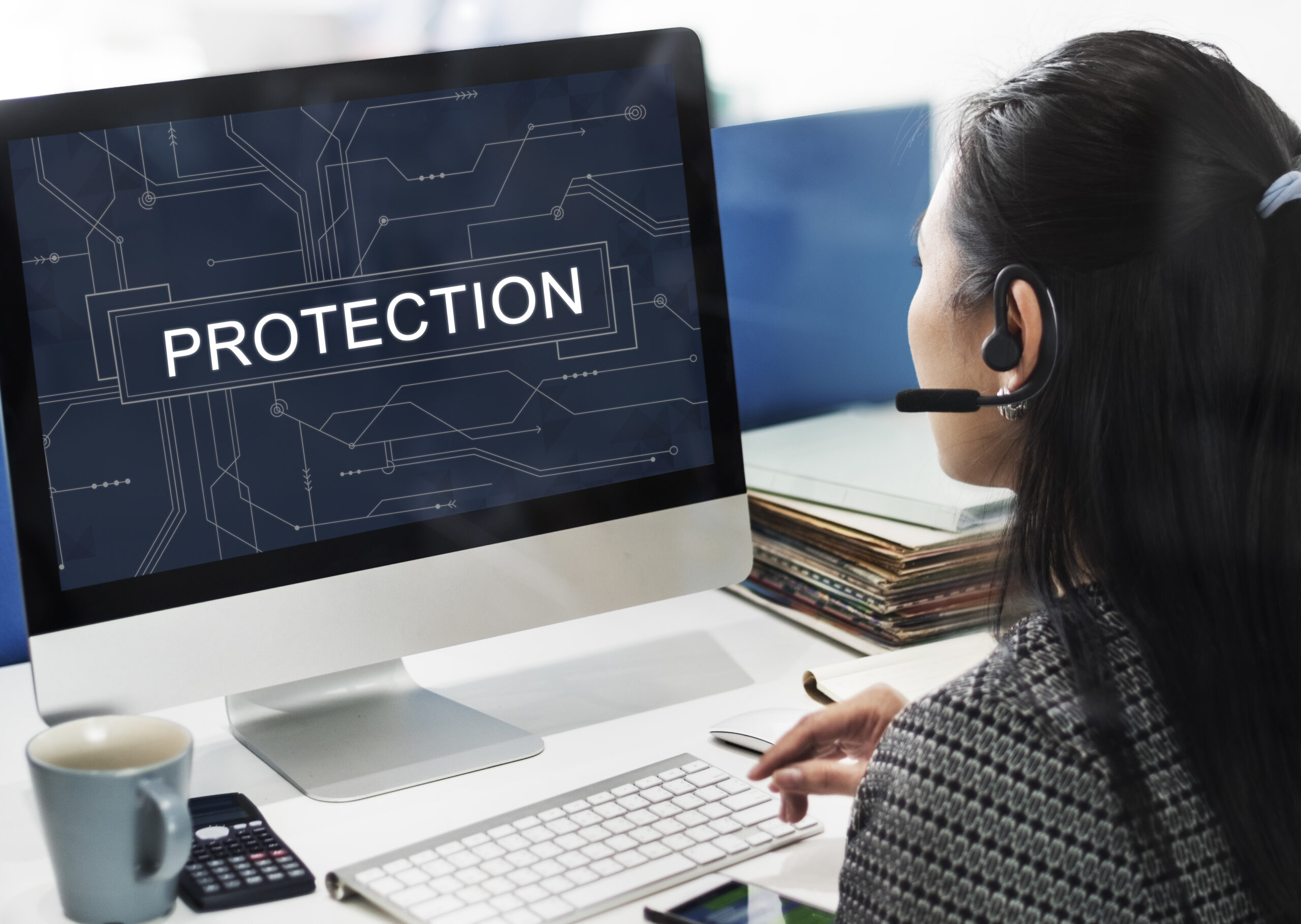 Real estate professional using secure endpoint and network protection solutions